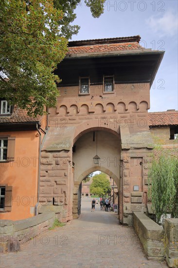 Entrance with gatehouse of the former Cistercian abbey