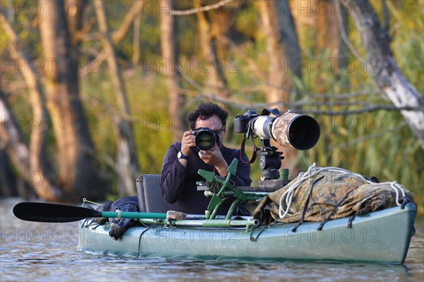 Nature park photographer at work