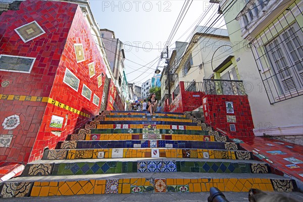 Escadaria Selaron or Lapa Stairs