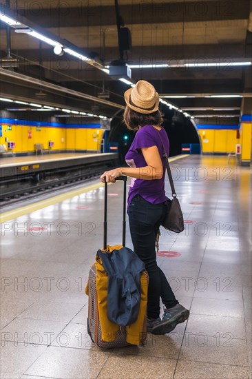 Tourist travel by metro in the coronavirus pandemic