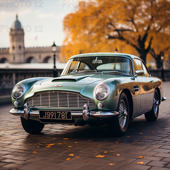 A historic Aston Martin DB5