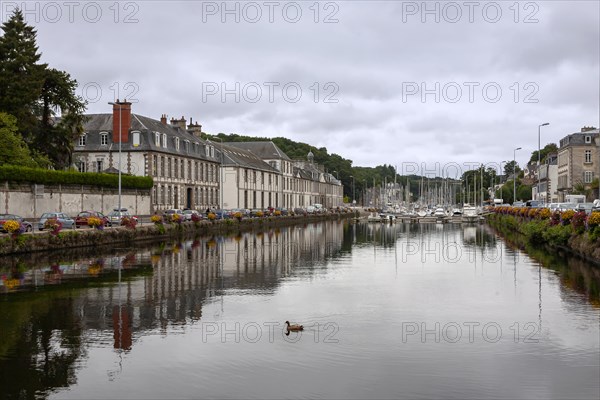 Boats on the river Morlaix