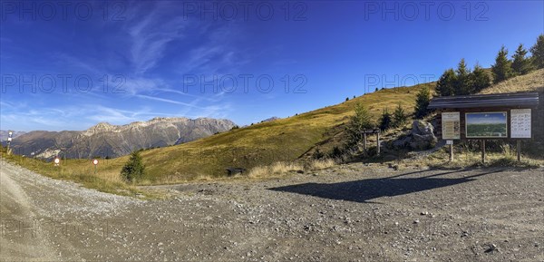 Col Blegier on the Assietta ridge road