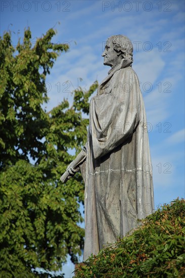 Philipp Melanchthon Monument with sculpture