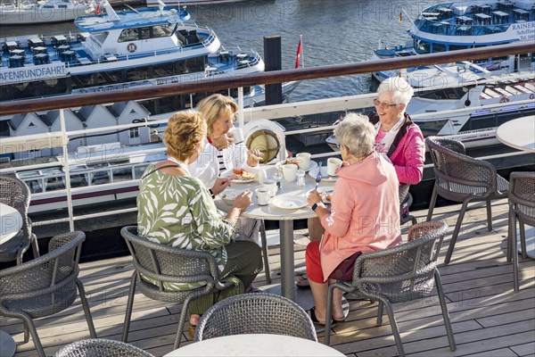 Tea Time on the Lido Deck of the cruise ship Vasco da Gama