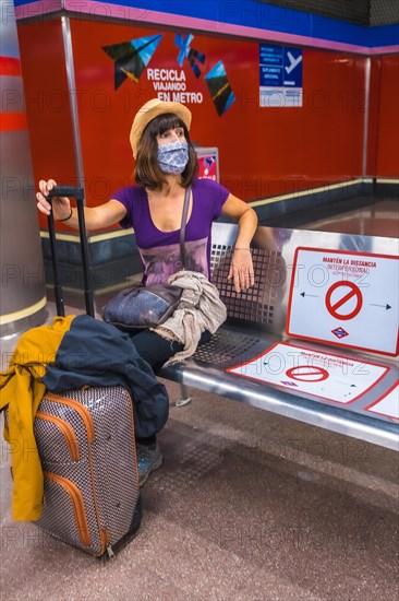 Tourist travel by train in the coronavirus pandemic