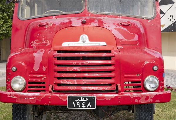 Red truck at Fire Station