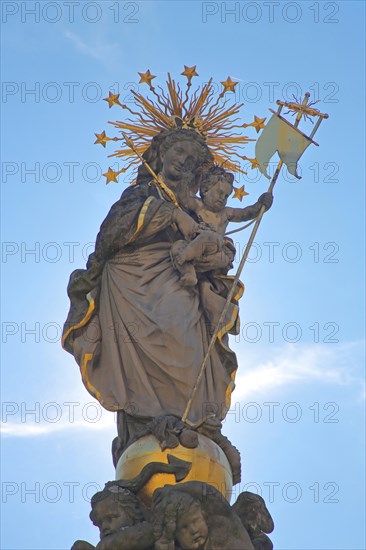 Mother of God Fountain with Madonna figure