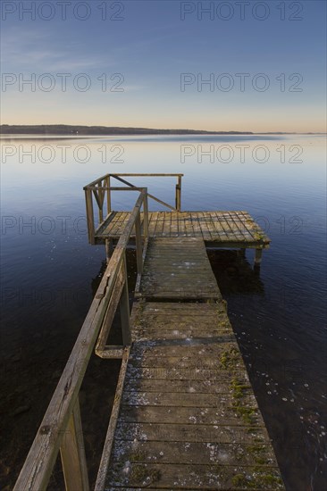 Wooden jetty at Grosser Ploener See