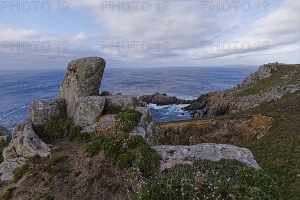 Rocky coast at Pointe de Brezellec