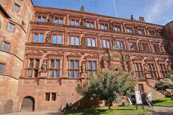 Castle courtyard with pharmacy museum