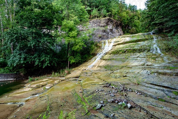 Buttermilk Falls at Sunset