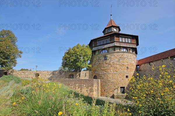 Inner courtyard with Thick Tower