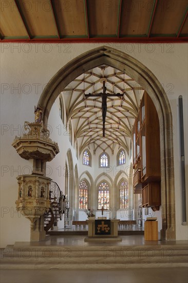 Chancel of the late Gothic Protestant town church