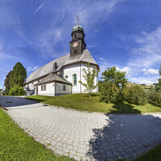 Church of St. John in Bernau im Black Forest district of Riggenbach