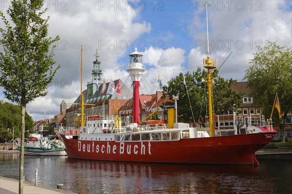 Museum Ship Amrumbank German Bight and the Town Hall