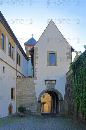 Gatehouse in the courtyard of the Romanesque Comburg Monastery