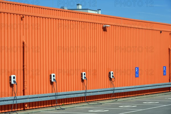 Orange facade