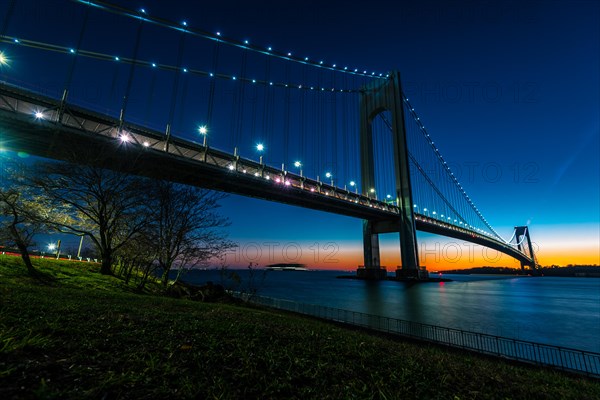 Verrazano Bridge at Sunset