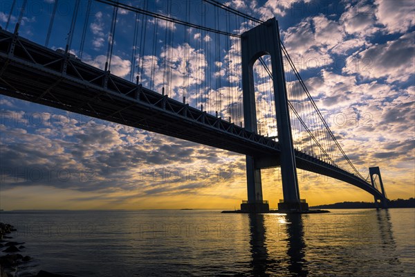 Verrazano Bridge at Sunset