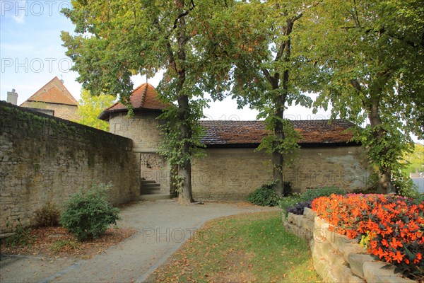 Historic town wall and tower