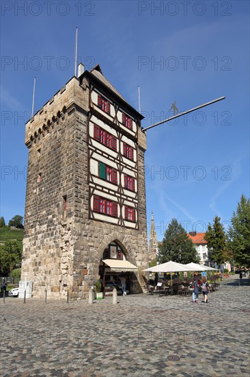 Gothic Schelztor built 1228 with restaurant