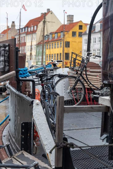 Bicycles on a sailboat