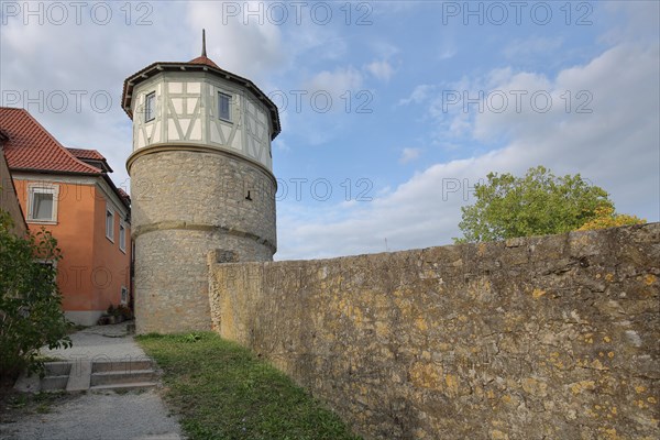 Historic tower and city wall