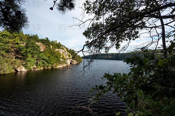 Lake Minnewaska in the Minnewaska State Park