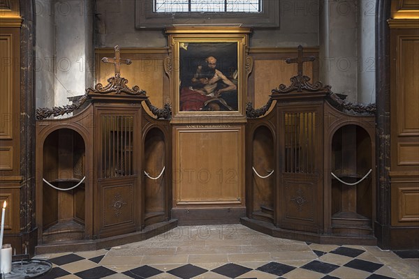 Confessionals in the Saint Paul Saint Louis Church