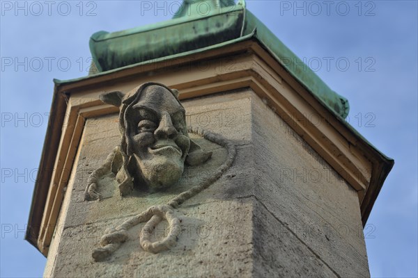 Relief of the executioner figure at the hangman's house