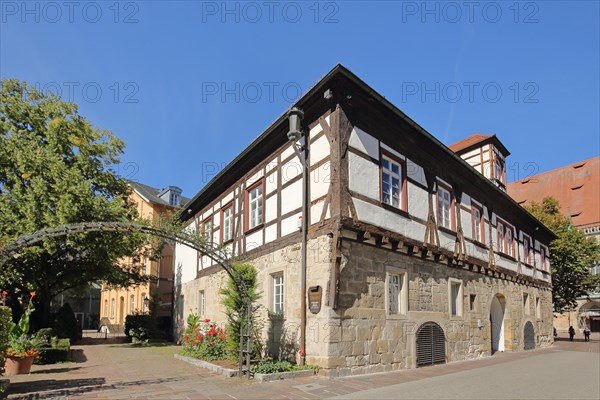 Half-timbered house Fuggerei built 14th century