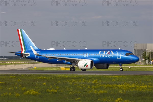 Aircraft on the runway