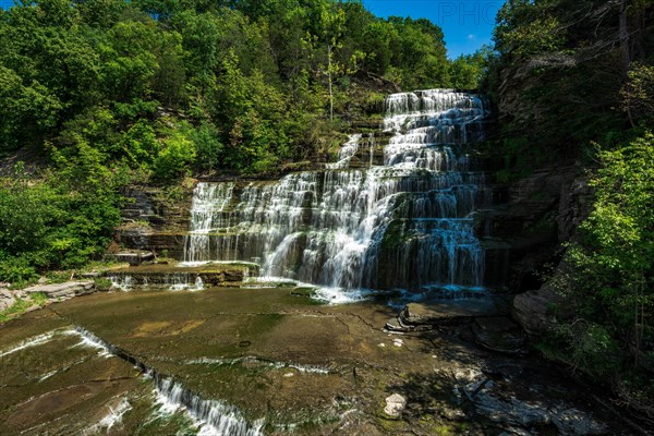 View on Hector Falls on Seneca Lake