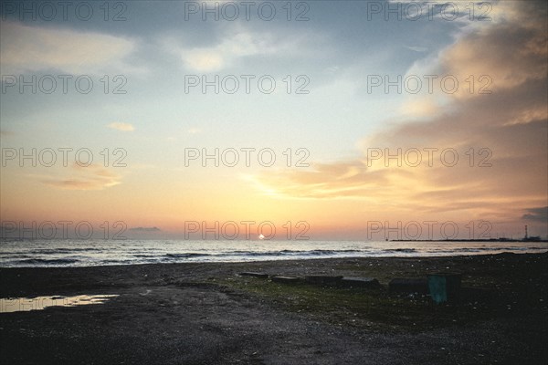 Sunset on the Black Sea coast