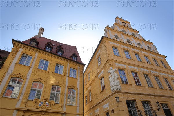 Baroque Old Ebracher Court with tail gable and building