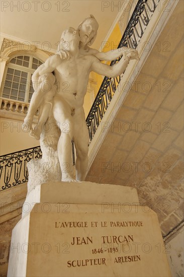 Sculpture of the Blind and the Lame by Jean Turcan