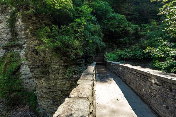 Watkins Glen State Park: Gorge Trail entrance and tunnel