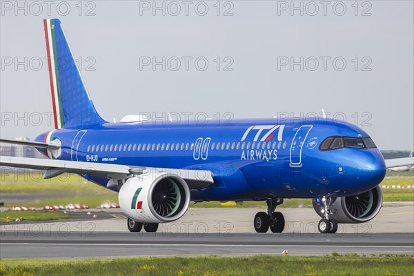 Aircraft on the runway