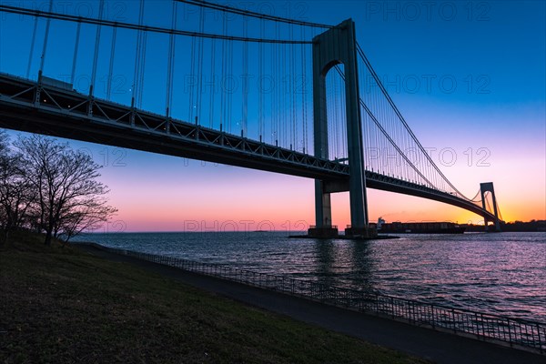 Verrazano Bridge at Sunset