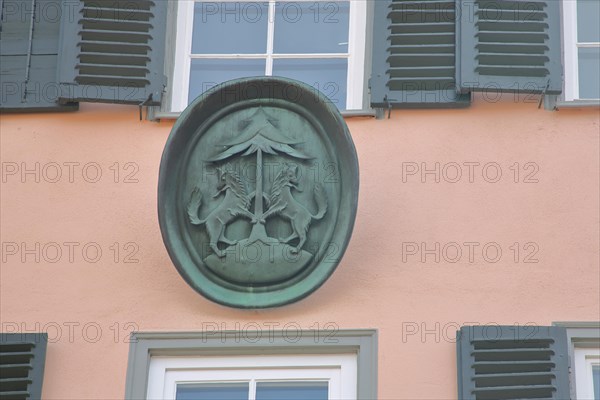 City coat of arms on the town hall