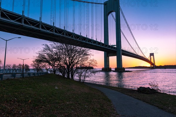 Verrazano Bridge at Sunset