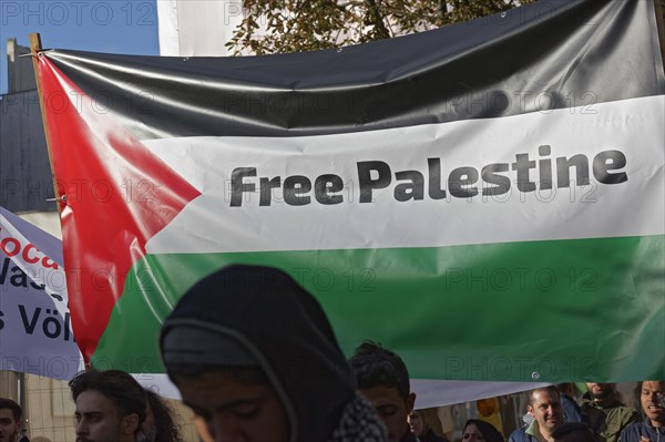 Flag with writing Free Palestine