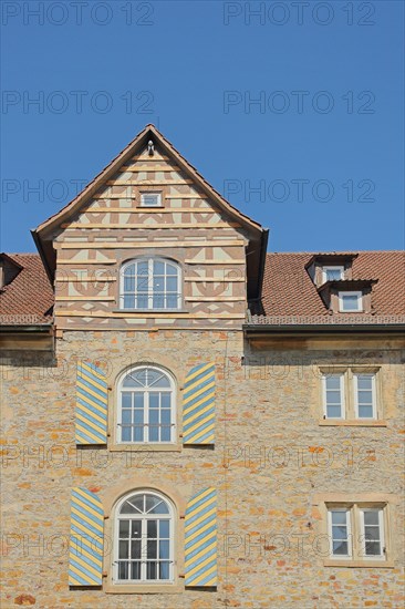 House facade of historic granary built 16th century