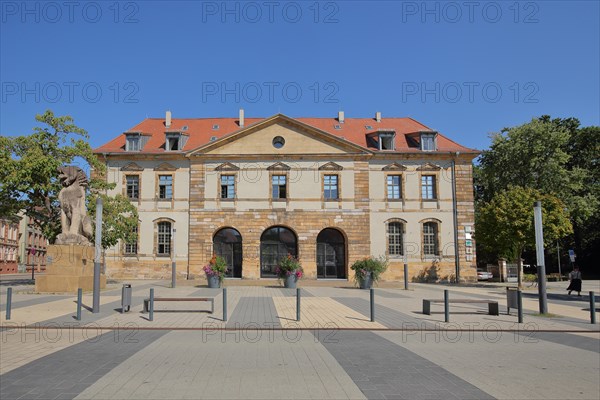 German Gate with monument and lion figure