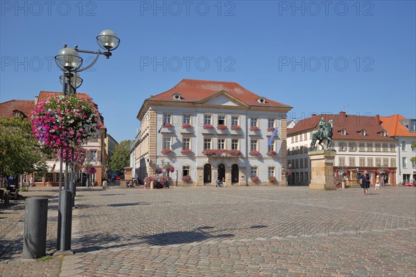 Town hall and monument to Prince Regent Luitpold of Bavaria