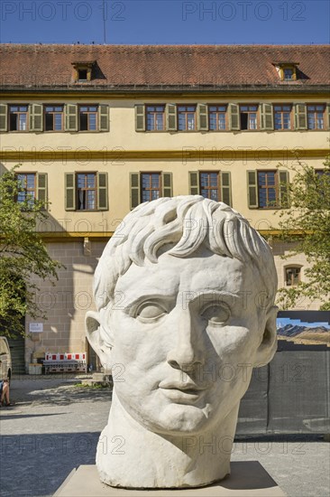 Monumental portrait of Emperor Augustus