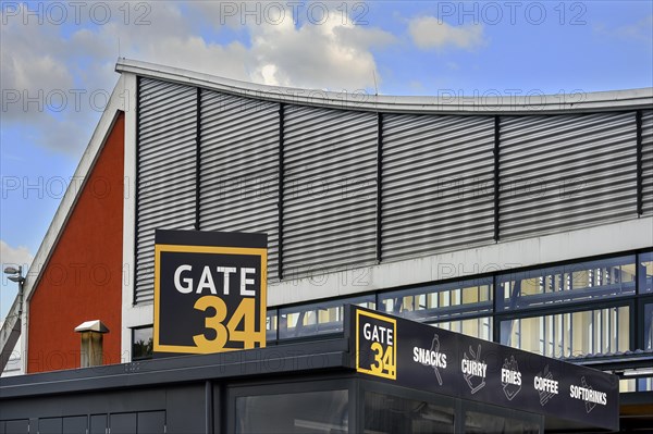 Gate 34 with kiosk