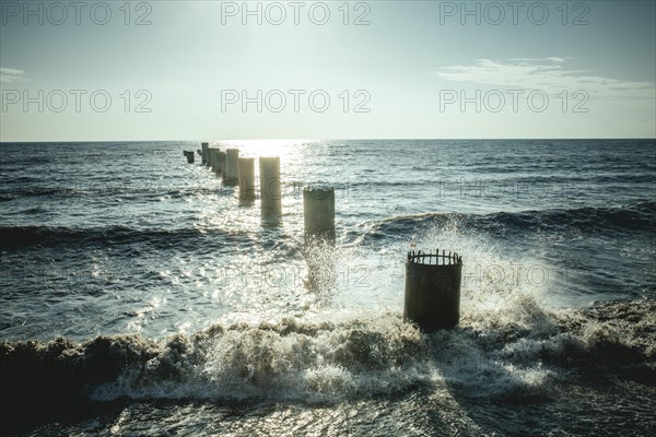 Destroyed landing stage