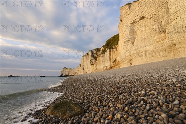 Cliff with the rock gate Porte d'Amont